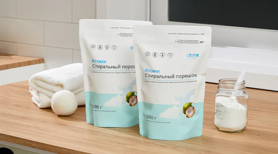 Атоми стиральный порошок